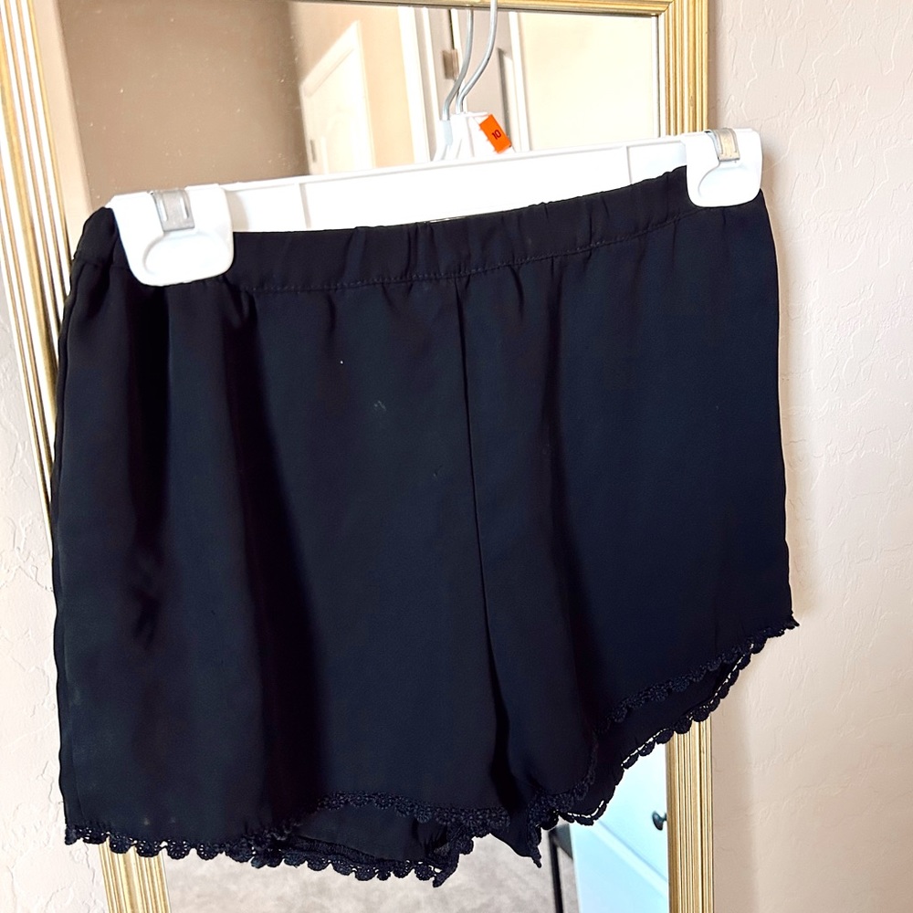 Brandy Melville Black Dressy Shorts